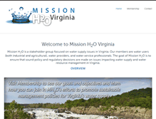 Tablet Screenshot of missionh2ovirginia.com